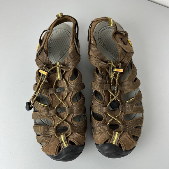 KEEN Women's Sz 11 Brown Whisper Water Sandals W/ Toe Protection Outdoorsy Hike - Picture 7 of 9